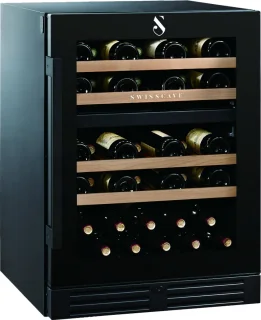 SWISSCAVE WLB-160DF 2-zone wijnkoelkast 82cm 40 flessen