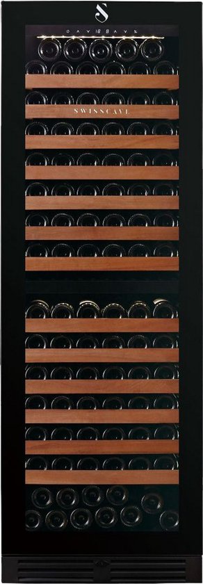 SWISSCAVE WLB-460DFL MIX 2-zone wijnkoelkast 152 flessen review