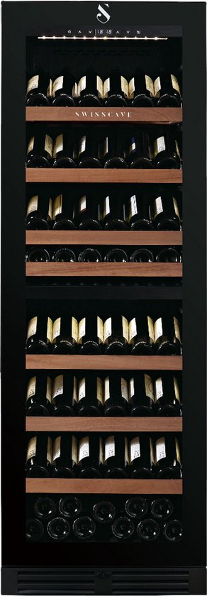 SWISSCAVE WLB 460DFLD MIX 2-zone Wijnkoelkast 163 flessen review