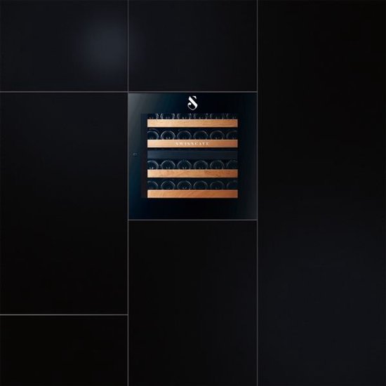 SWISSCAVE WLI-90DF wijnkoelkast 2 zones 60 cm 26 flessen ingebouwd review