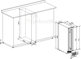 Temptech Classique Wijnkoelkast CLX15SB