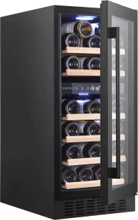 Temptech CLQ38DB wijnkoelkast 32 flessen zwart