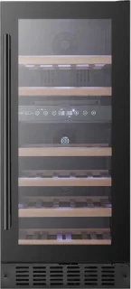 Temptech CLQ38DB wijnkoelkast 32 flessen zwart