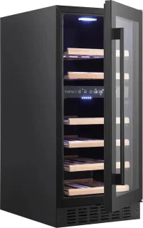 Temptech CLQ38DB wijnkoelkast 32 flessen zwart