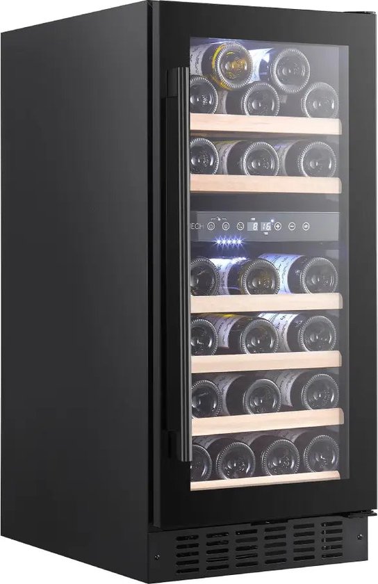Temptech CLQ38DB wijnkoelkast 32 flessen zwart review