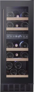 Temptech CLX30DB Classique wijnkoelkast 16 flessen zwart