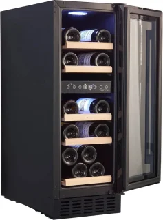Temptech CLX30DB Classique wijnkoelkast 16 flessen zwart
