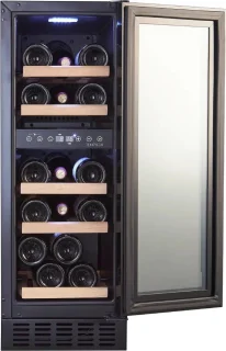Temptech CLX30DB Classique wijnkoelkast 16 flessen zwart