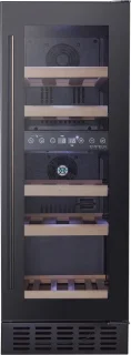 Temptech CLX30DB Classique wijnkoelkast 16 flessen zwart