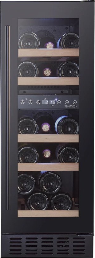 Temptech CLX30DB Classique wijnkoelkast 16 flessen zwart review