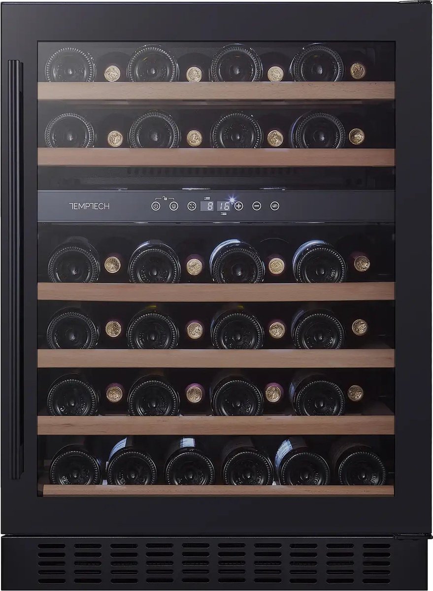 De Temptech CLX60DB wijnkoelkast 46 flessen onderbouw in één oogopslag