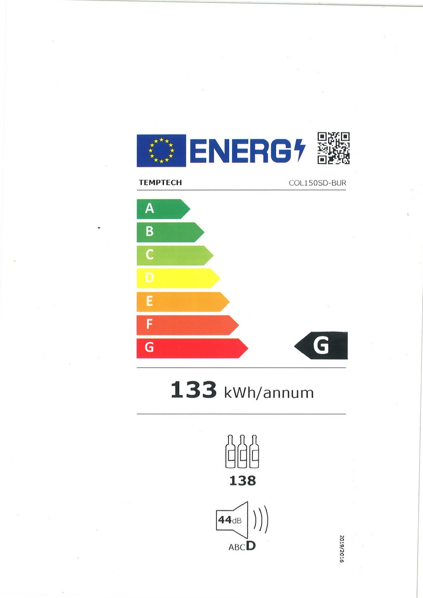 Wat vinden we goed aan de Temptech Collector COL150SD-BUR Wijnbewaarkast 1 Zone