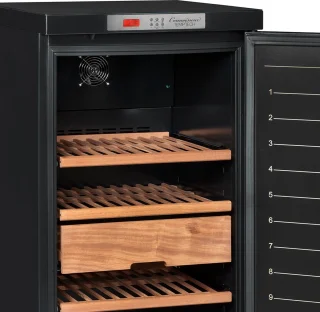 Temptech Connoisseur TCON150SYBR Wijnbewaarkast 1 Zone