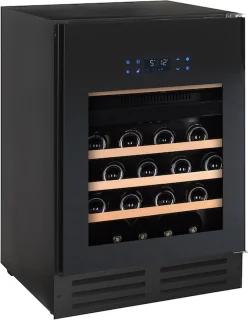 Temptech EX60DRB Elegance Onderbouw Wijnkoelkast 2 Zones 46 flessen