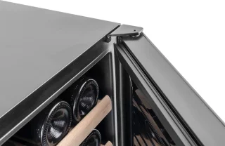 Temptech EX60DRB Elegance Onderbouw Wijnkoelkast 2 Zones 46 flessen