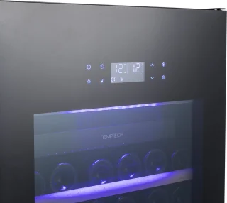 Temptech EX60DRB Elegance Onderbouw Wijnkoelkast 2 Zones 46 flessen