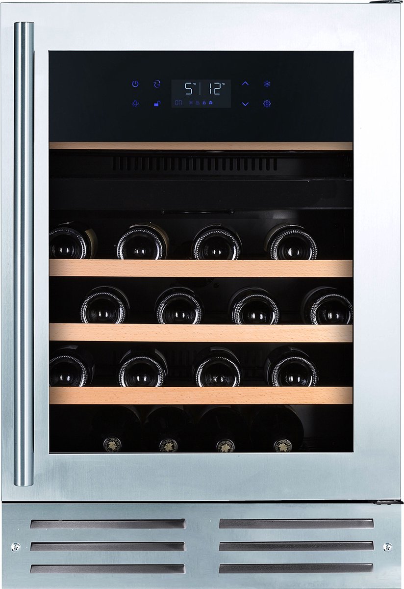 De Temptech EX60DX Elegance onderbouw wijnkoelkast 46 flessen in één oogopslag