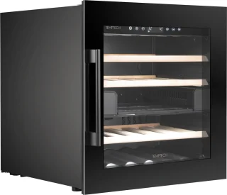 Temptech OZ60DB inbouwwijnkoelkast 28 flessen zwart