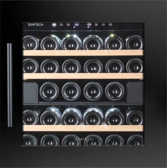 Temptech OZ60DB inbouwwijnkoelkast 28 flessen zwart review