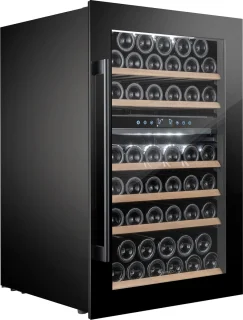 Temptech OZ90DB inbouwwijnkoelkast 41 flessen zwart