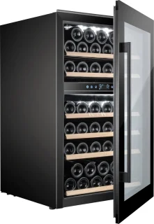 Temptech OZ90DB inbouwwijnkoelkast 41 flessen zwart