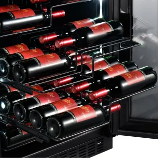 Temptech Prestige PRESPROX60SRB wijnkoelkast 40 flessen
