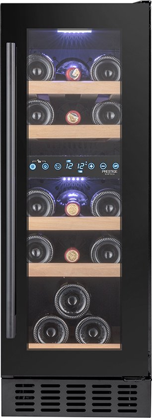 Temptech PRESX30DB wijnkoelkast 19 flessen 2 zones review