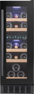 Temptech PRESX30DB wijnkoelkast 19 flessen 2 zones