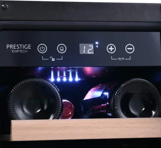 Temptech PRESX30SB onderbouw wijnkoelkast 19 flessen