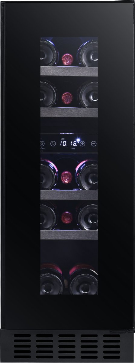 De Temptech SOMX30DRB-24 wijnkoelkast 17 flessen 2 zones in één oogopslag