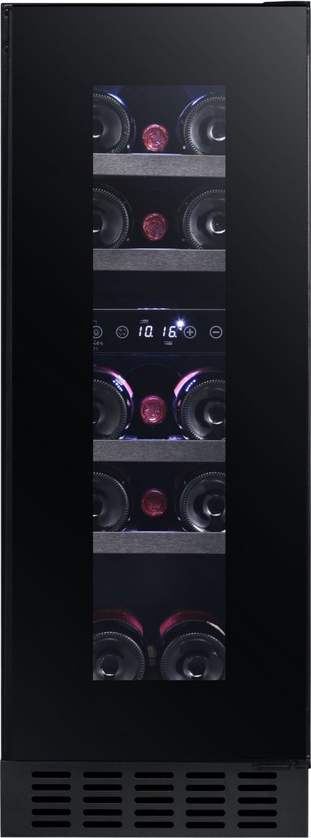 De Temptech SOMX30DRB wijnkoelkast 17 flessen in één oogopslag