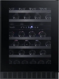 Temptech SOMX60DRB-24 wijnkoelkast 46 flessen 2 zones