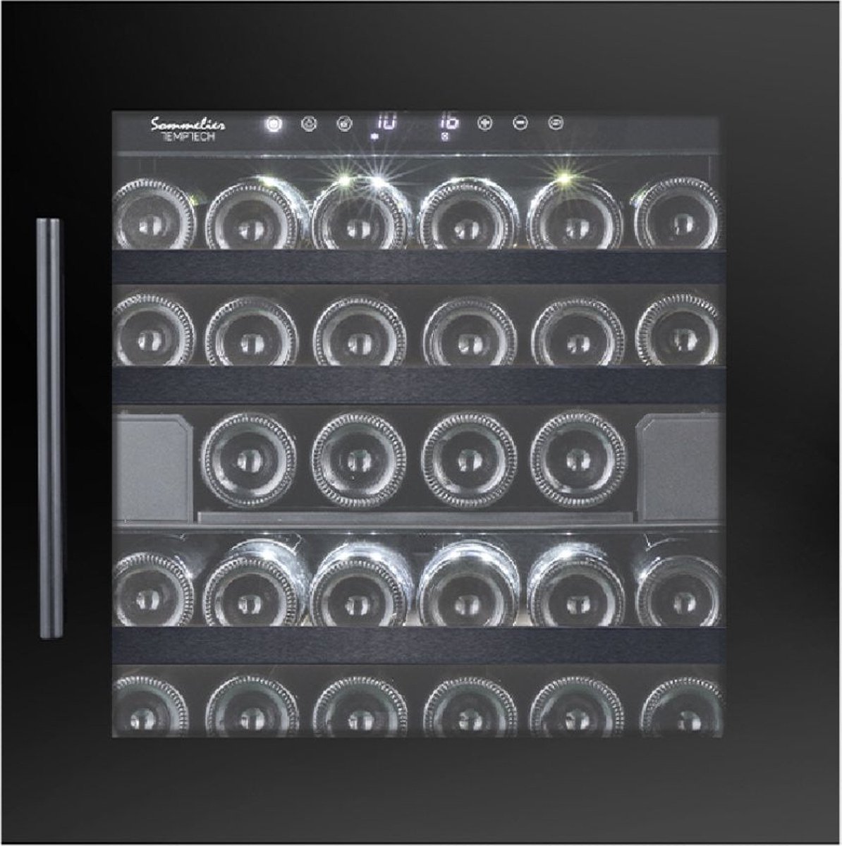 De Temptech SOMZ60DB Wijnkoelkast 2 Zones 28 Flessen Inbouw 60cm in één oogopslag