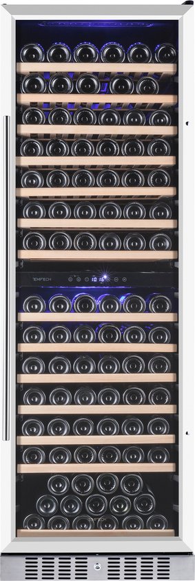 Temptech WP180DCS wijnkoelkast 2 zones zilver review