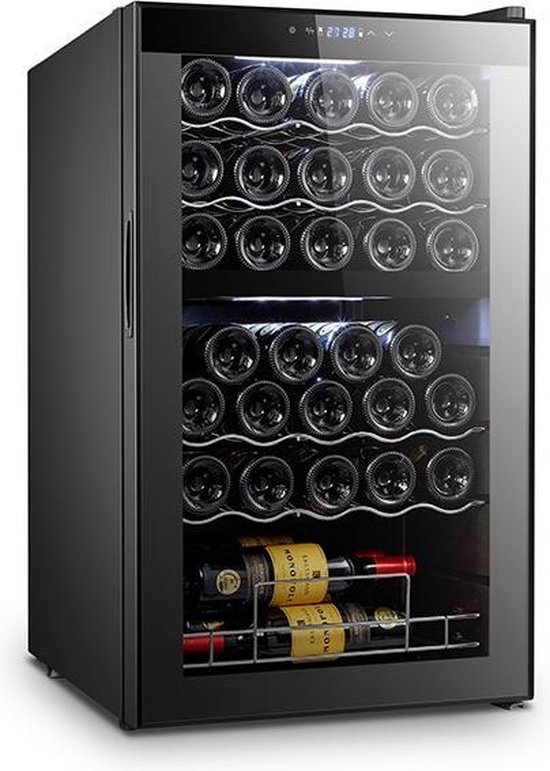 VDT wijnklimaatkast 2 zones 33 flessen compressor review