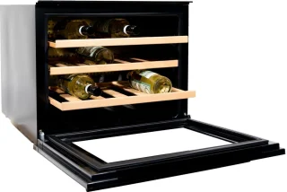 Vinata Premium Soprana Inbouw Wijnkoelkast Zwart 24 flessen