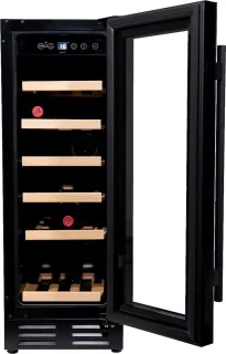 Vinata Premium Tenibres Wijnkoelkast 18 flessen zwart