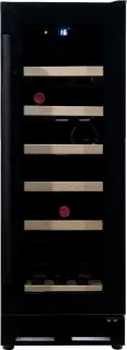 Vinata Premium Tenibres Wijnkoelkast 18 flessen zwart