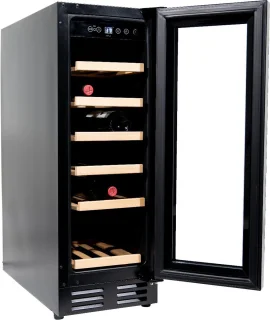 Vinata Premium Tenibres Wijnkoelkast 18 flessen zwart