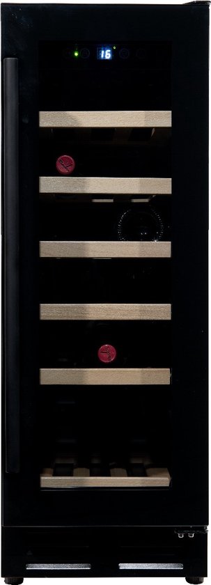 Vinata Premium Tenibres Wijnkoelkast 18 flessen zwart review