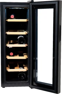 Vinata Premium Wijnkoelkast Confinale Zwart 12 flessen