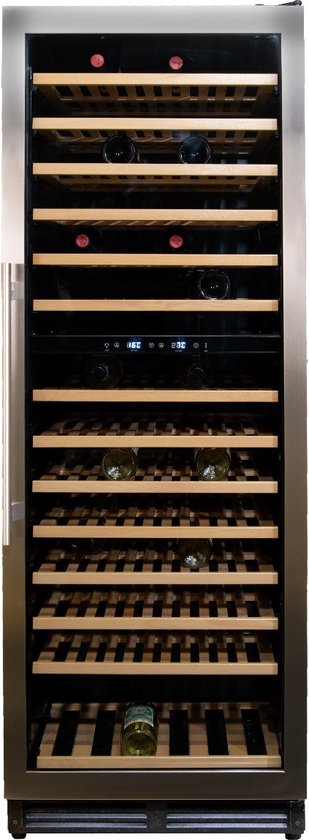 Vinata Presanella Wijnklimaatkast 150 flessen RVS review