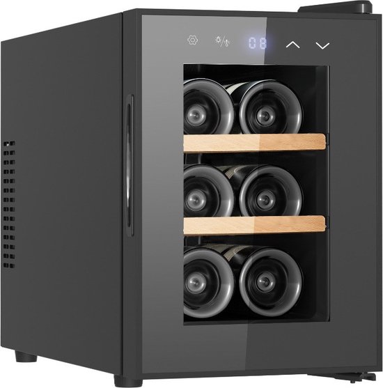 Vinata Sena Wijnkoelkast 6 flessen Zwart review