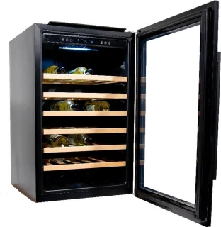 Vinata Serottini Premium Wijnkoelkast Inbouw Zwart 48 flessen