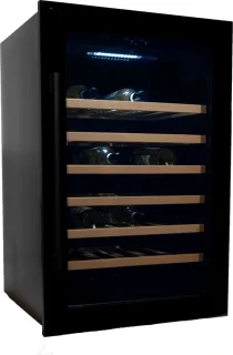 Vinata Serottini Premium Wijnkoelkast Inbouw Zwart 48 flessen