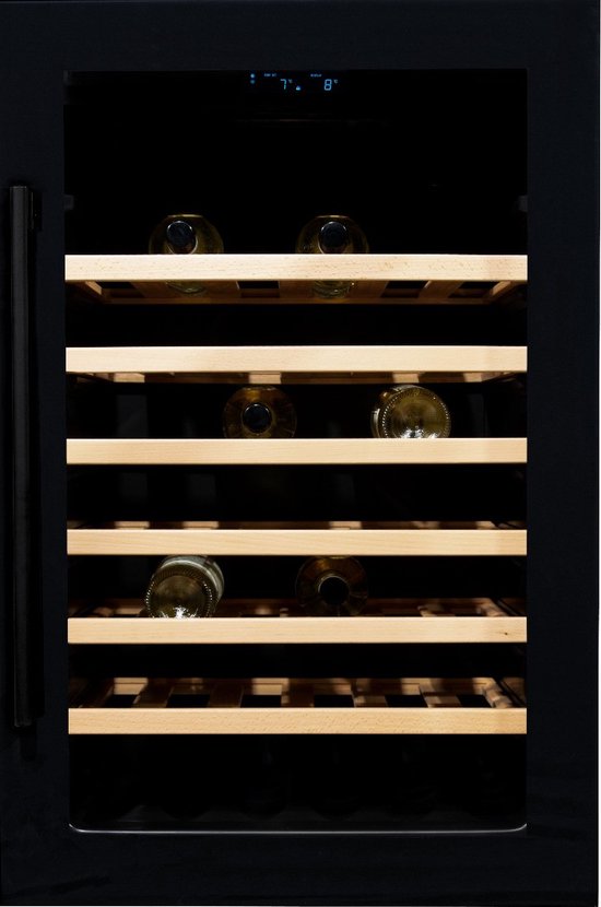 Vinata Serottini Premium Wijnkoelkast Inbouw Zwart 48 flessen review