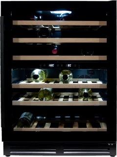 Vinata Vernale Premium Wijnklimaatkast 51 flessen zwart
