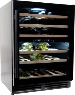 Vinata Vernale Premium Wijnklimaatkast 51 flessen zwart