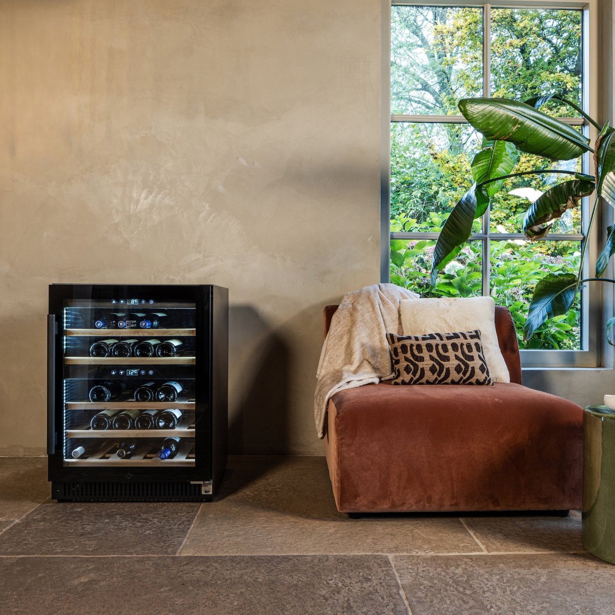 De Vinolare Adagio Wijnklimaatkast 40 flessen vrijstaand in één oogopslag