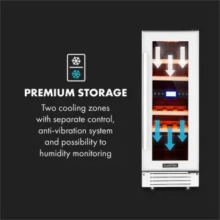 Vinovilla 17 Built-In Duo inbouw wijnkoelkast